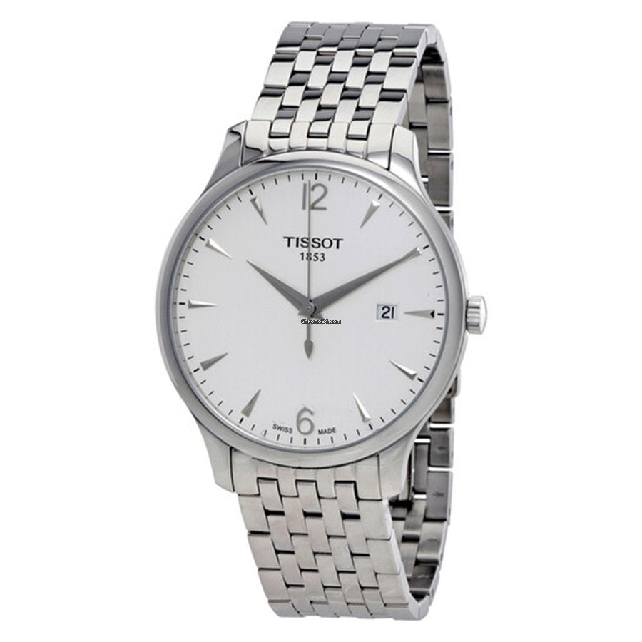  Shop Authentic Tissot T Classic Tradition White Dial Silver Steel Strap Watch For Men - T063.610.11.037.00 - Luxxuri