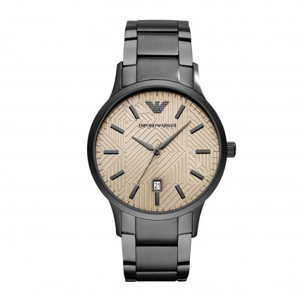  Shop Authentic Emporio Armani Renato Quartz Grey Dial Grey Steel Strap Watch For Men - AR11120 - Luxxuri