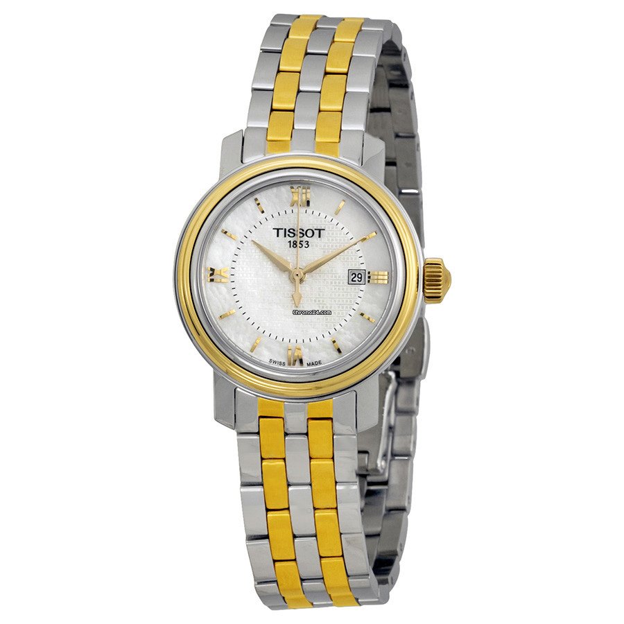  Shop Authentic Tissot T Classic Bridgeport Lady White Mother of Pearl Dial Watch For Women - T097.010.22.118.00 - Luxxuri