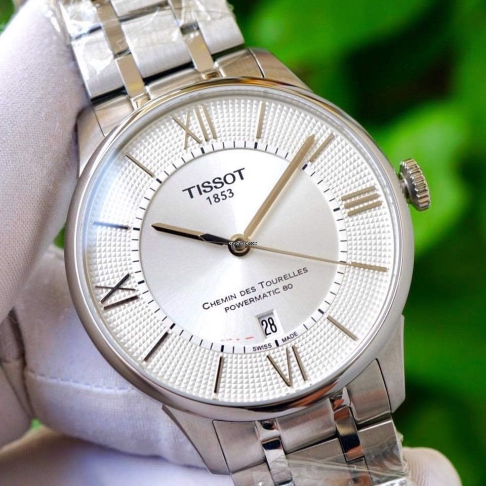  Shop Authentic Tissot Chemin Des Tourelles Powermatic 80 Silver Dial Silver Steel Strap Watch For Men - T099.407.11.038.00 - Luxxuri