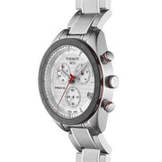  Shop Authentic Tissot T Sport PRS 516 Chronograph White Dial Silver Steel Strap Watch For Men - T100.417.11.031.00 - Luxxuri