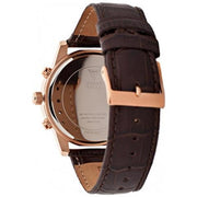  Shop Authentic Guess Exec Chronograph Brown Dial Brown Leather Strap Watch For Men - W0076G4 - Luxxuri