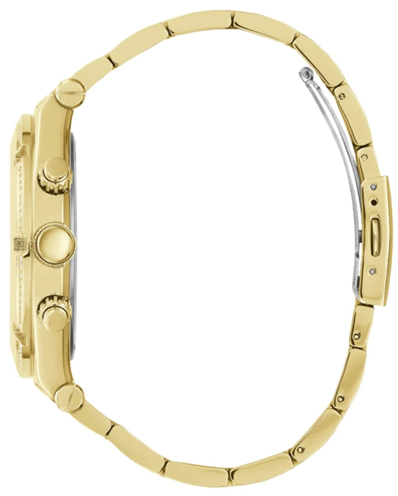  Shop Authentic Guess Analog Gold Dial Gold Steel Strap Watch for Men - W15061G2 - Luxxuri