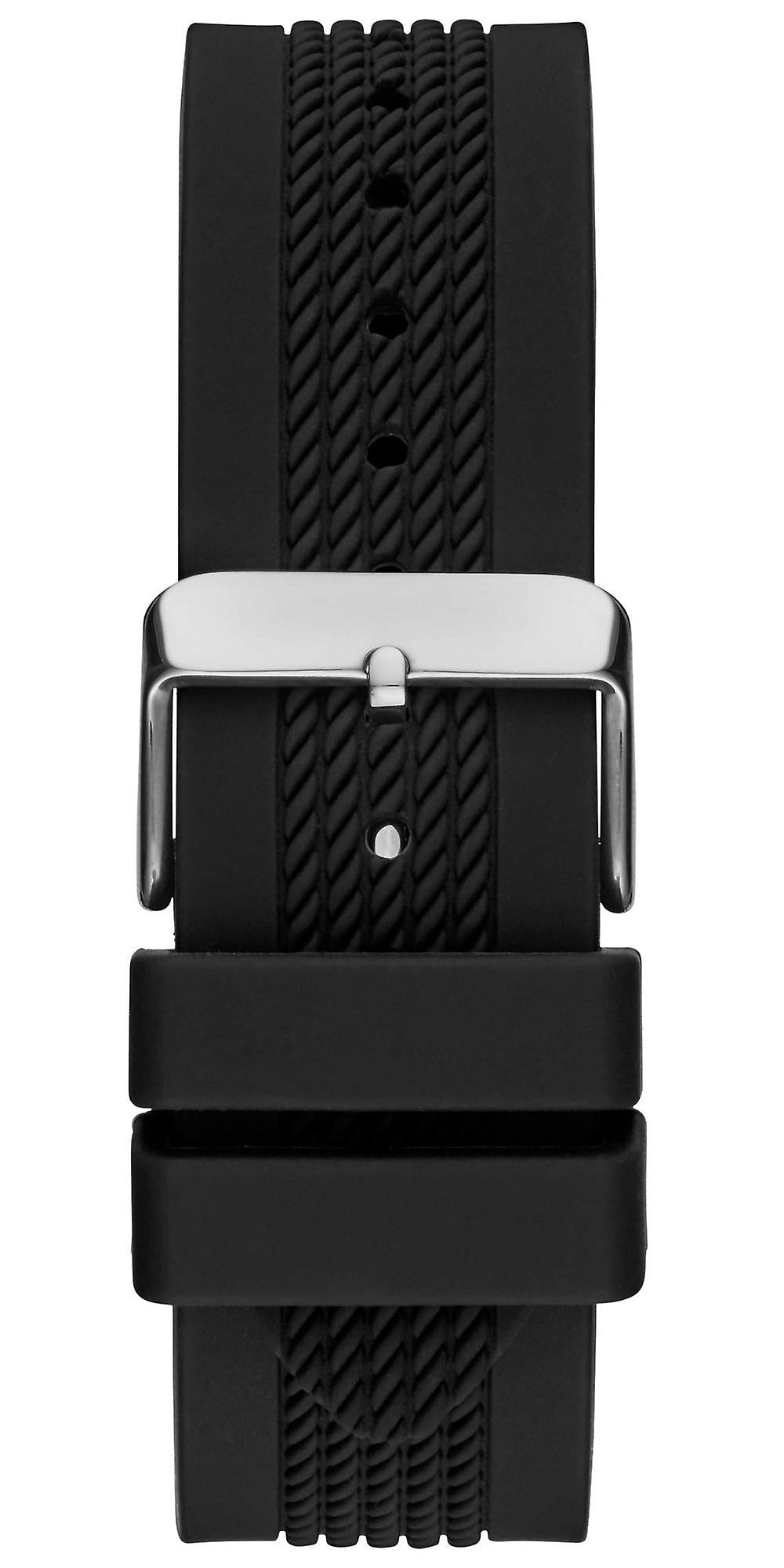  Shop Authentic Guess Delta Black Dial Black Silicone Strap Watch for Men - GW0051G1 - Luxxuri