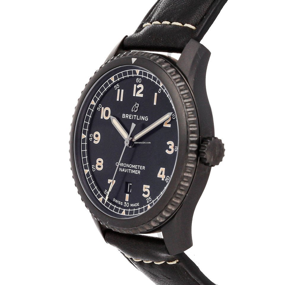  Shop Authentic Breitling Navitimer 8 Automatic Chronometer Black Dial Mens Watch - M17314101B1X1 - Luxxuri