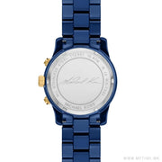  Shop Authentic Michael Kors Runway Analog Blue Dial Blue Steel Strap Watch for Women - MK7332 - Luxxuri