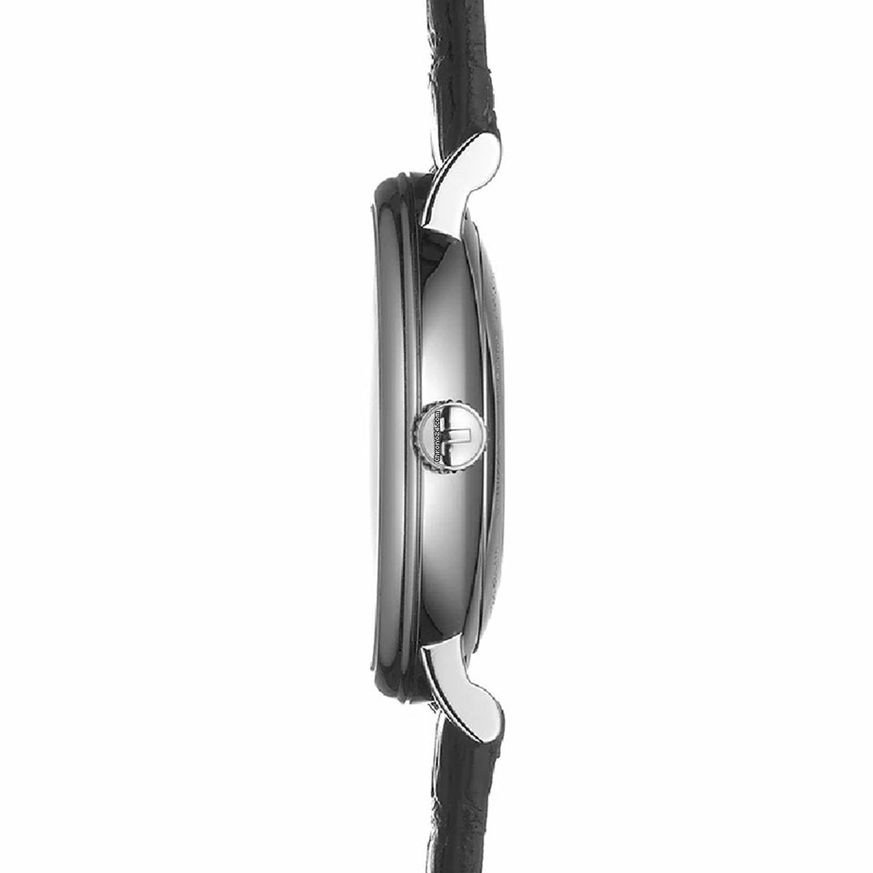  Shop Authentic Tissot Carson Premium Powermatic 80 Black Dial Black Leather Strap Watch For Men - T122.407.16.051.00 - Luxxuri