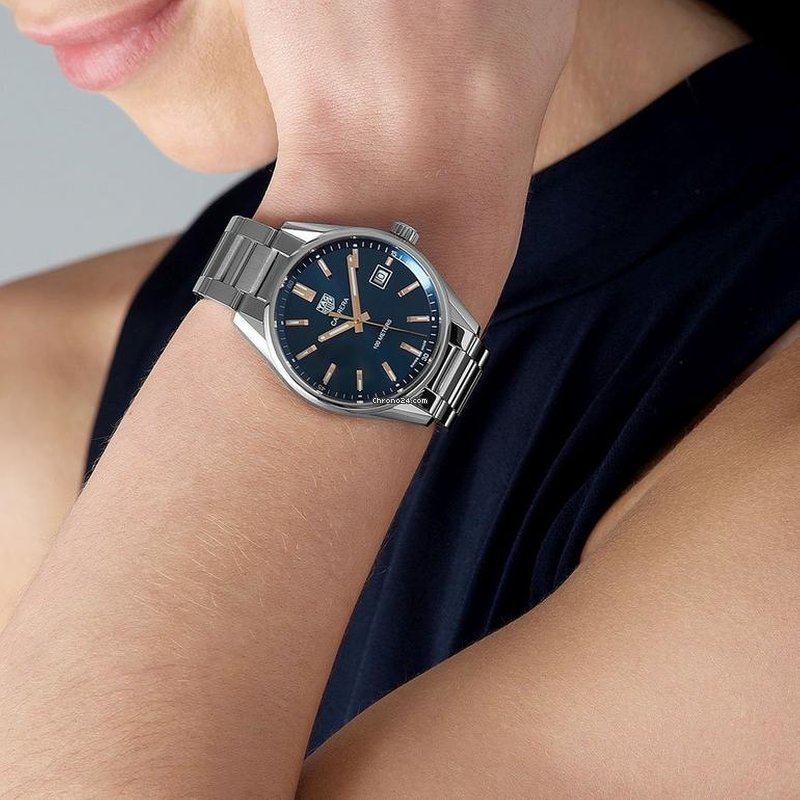  Shop Authentic Tag Heuer Carrera Quartz Blue Dial Silver Steel Strap Watch for Women - WAR1112.BA0601 - Luxxuri