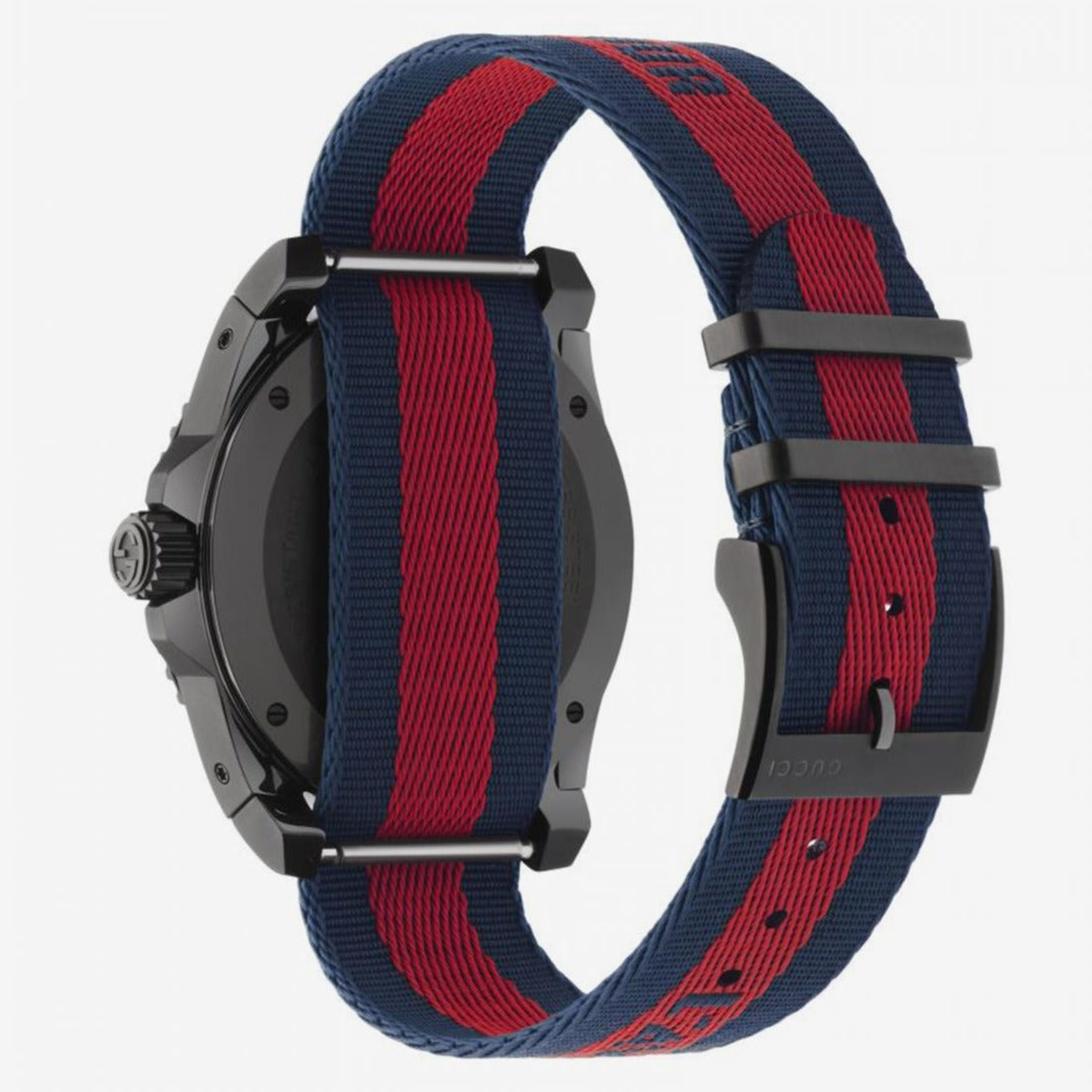  Shop Authentic Gucci Dive Tiger Blue and Red Dial Blue Red Blue Nylon Strap Watch For Men - YA136215 - Luxxuri