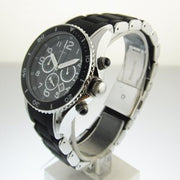 Shop Authentic Marc Jacobs Rock Chronograph Black Dial Black Silicone Strap Watch for Women - MBM2551 - Luxxuri