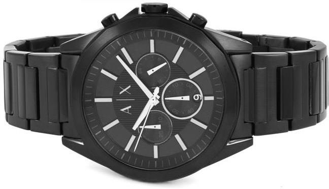  Shop Authentic Armani Exchange Drexler Chronograph Black Dial Black Steel Strap Watch For Men - AX2601 - Luxxuri