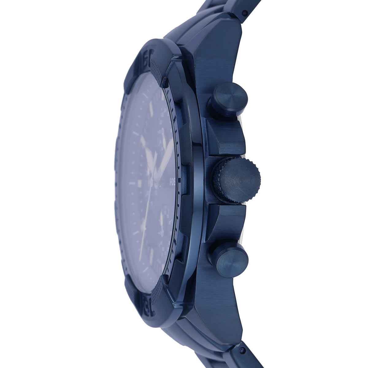  Shop Authentic Fossil Bronson Chronograph Blue Dial Blue Steel Strap Watch for Men - FS5916 - Luxxuri