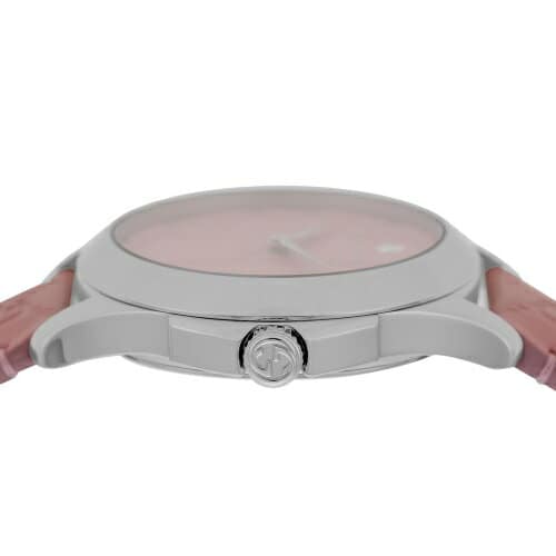  Shop Authentic Gucci G Timeless Quartz Candy Pink Dial Pink Leather Strap Watch For Women - YA1264030 - Luxxuri