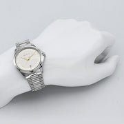  Shop Authentic Gucci G Timeless Silver Dial Silver Steel Strap Unisex Watch - YA126442 - Luxxuri