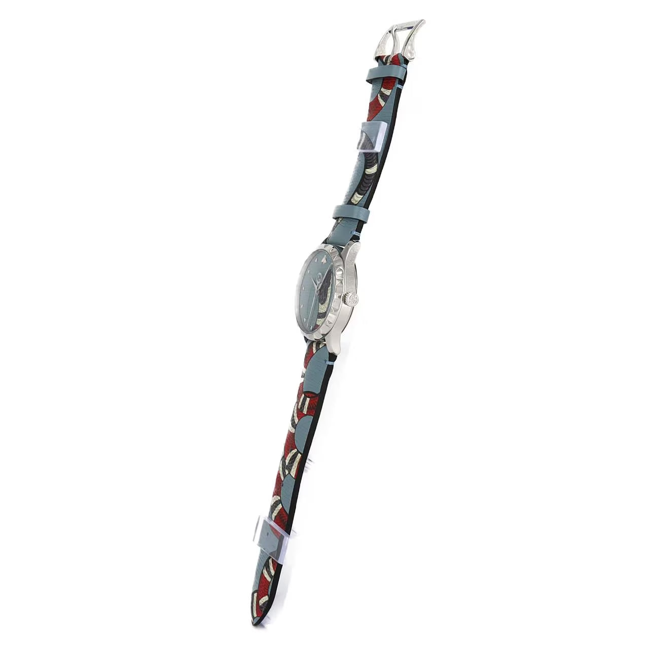  Shop Authentic Gucci G Timeless Quartz Blue Dial Blue Leather Strap Watch For Men - YA1264080 - Luxxuri