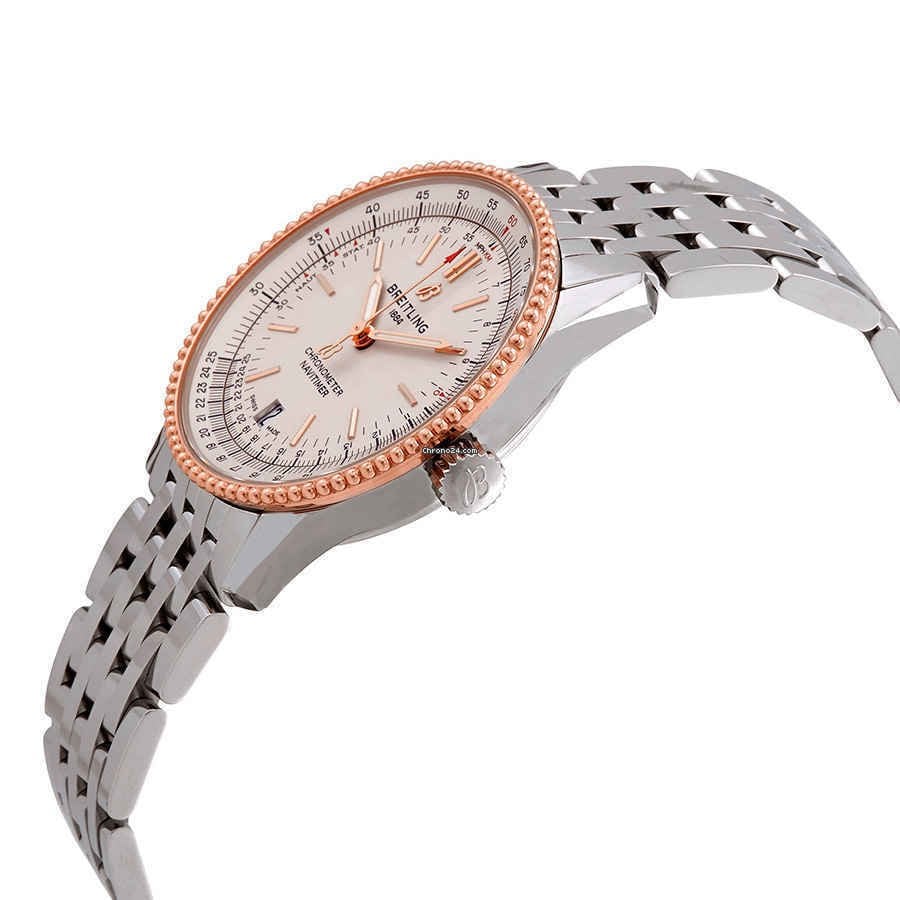  Shop Authentic Breitling Navitimer Automatic 38mm Stainless Steel Mens Watch - A17325211G1A1 - Luxxuri