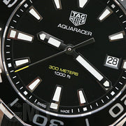  Shop Authentic Tag Heuer Aquaracer Black Dial Black Rubber Strap Watch for Men - WAY111A.FT6151 - Luxxuri