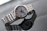  Shop Authentic Omega De Ville Prestige Co-Axial Grey Dial Silver Steel Strap Watch for Men - 424.10.40.20.06.002 - Luxxuri