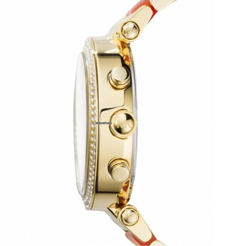  Shop Authentic Michael Kors Parker Gold Dial Two Tone Steel Strap Watch for Women - MK6139 - Luxxuri