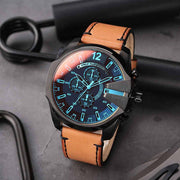  Shop Authentic Diesel Mega Chief Chronograph Copper Dial Brown Leather Strap Watch For Men - DZ4476 - Luxxuri