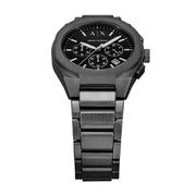  Shop Authentic Armani Exchange Drexler Chronograph Black Dial Black Steel Strap Watch For Men - AX2639 - Luxxuri
