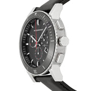  Shop Authentic Burberry The City Black Dial Black Leather Strap Watch for Men - BU9382 - Luxxuri