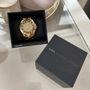  Shop Authentic Marc Jacobs Henry Gold Dial Gold Steel Strap Watch for Women - MBM3292 - Luxxuri