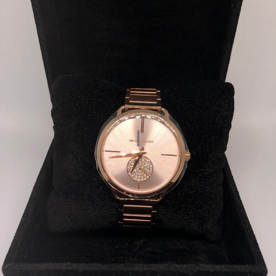  Shop Authentic Michael Kors Portia Rose Gold Dial Rose Gold Steel Strap Watch for Women - MK3640 - Luxxuri