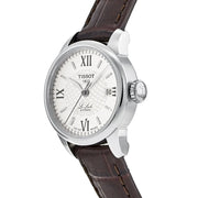  Shop Authentic Tissot Le Locle Automatic Lady Silver Dial Brown Leather Strap Watch For Women - T41.1.113.77 - Luxxuri