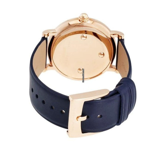  Shop Authentic Marc Jacobs Roxy Navy Blue Dial Blue Leather Strap Watch for Women - MJ1534 - Luxxuri