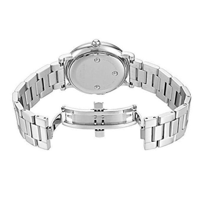  Shop Authentic Marc Jacobs Baby Dave Silver Dial Silver Steel Strap Watch for Women - MBM3234 - Luxxuri