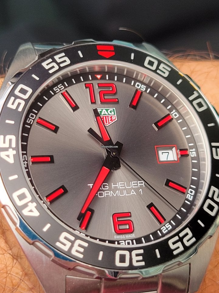  Shop Authentic Tag Heuer Formula 1 Anthracite Dial Watch for Men - WAZ1018.BA0842 - Luxxuri