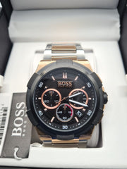  Shop Authentic Hugo Boss Supernova Black Dial Two Tone Steel Strap Watch for Men - 1513358 - Luxxuri