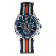  Shop Authentic Tag Heuer Formula 1 Quartz Blue Dial Two Tone NATO Strap Watch for Men - WAZ1010.FC8196 - Luxxuri