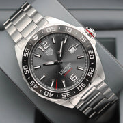  Shop Authentic Tag Heuer Formula 1 Calibre 5 Chronograph Anthracite Dial Silver Steel Strap Watch for Men - WAZ2011.BA0842 - Luxxuri