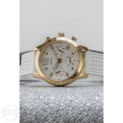  Shop Authentic Guess Marina Multifunction White Dial White Rubber Strap Watch for Women - W1025L5 - Luxxuri