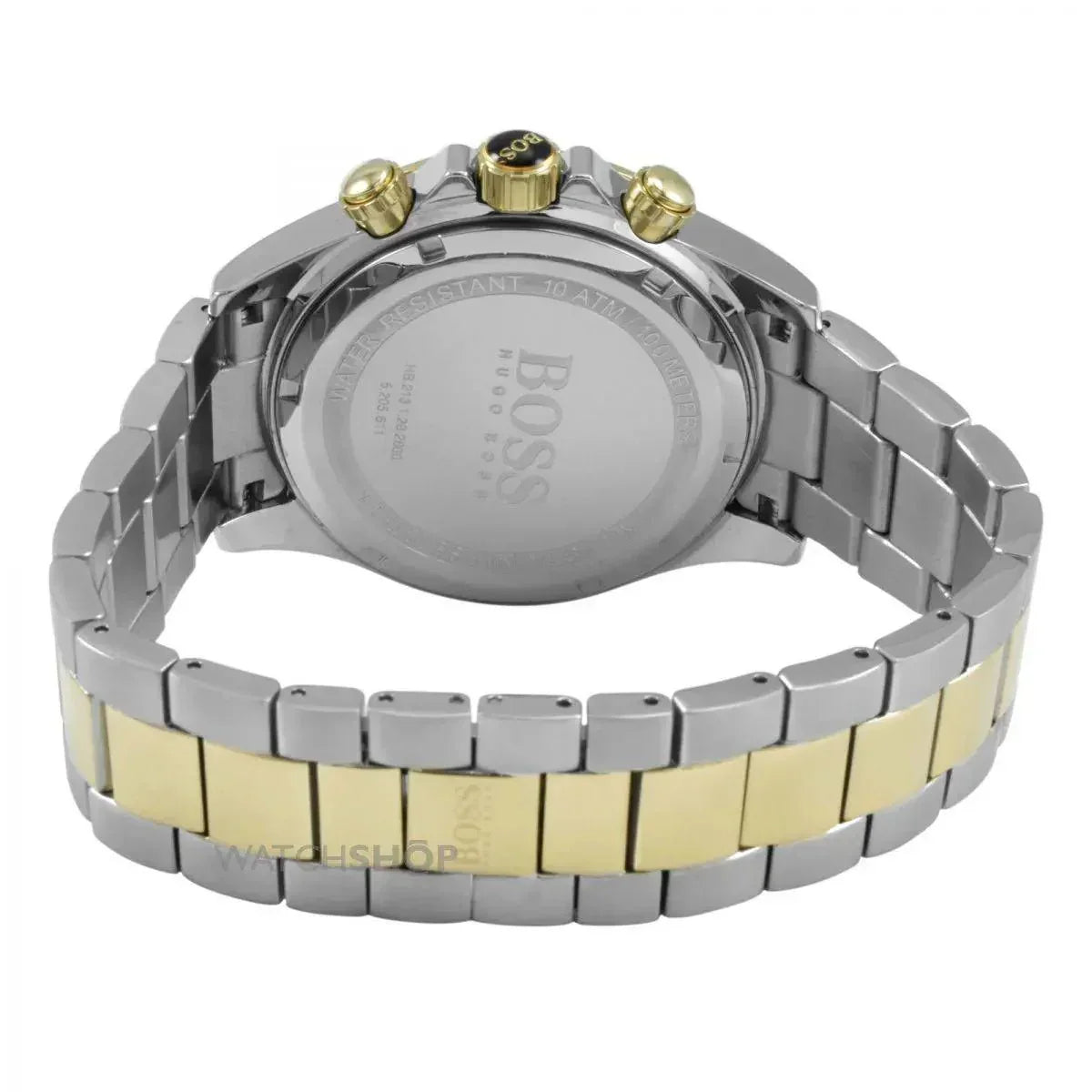  Shop Authentic Hugo Boss Ikon Chronograph Silver Dial Two Tone Steel Strap Watch for Men - 1512960 - Luxxuri