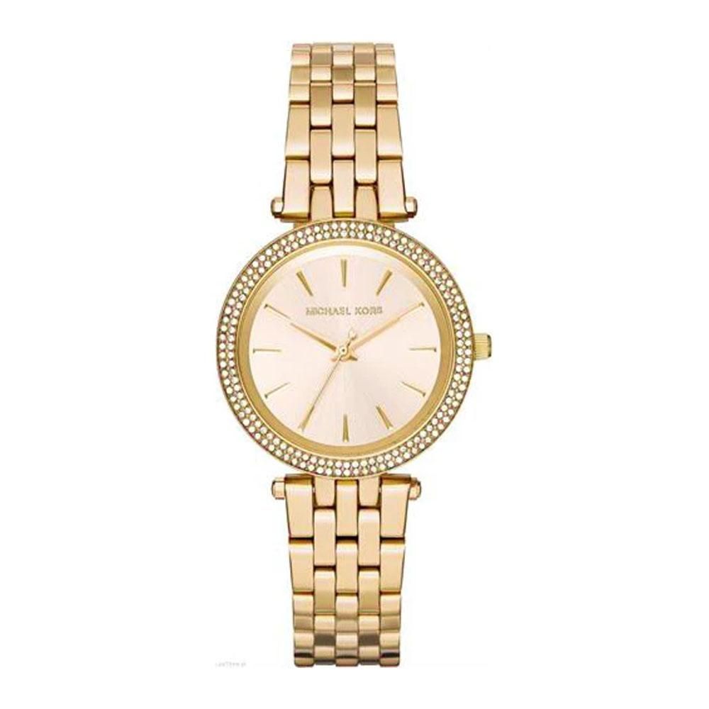 Shop Authentic Michael Kors Darci Gold Dial with Diamonds Gold Steel Strap Watch for Women - MK3295 - Luxxuri