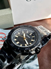  Shop Authentic Guess Track Black Dial Black Steel Strap Watch for Men - GW0426G3 - Luxxuri