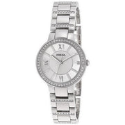  Shop Authentic Fossil Virginia Silver Dial Silver Steel Strap Watch for Women - ES3282 - Luxxuri