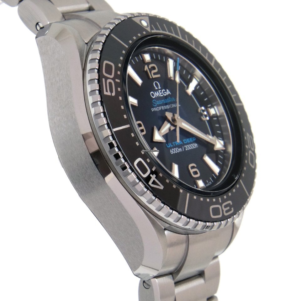  Shop Authentic Omega Seamaster Planet Ocean 6000M Co Axial Master Chronometer Blue Dial Silver Steel Strap Watch for Men - 21530462103001 - Luxxuri
