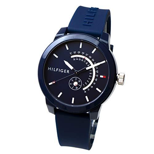  Shop Authentic Tommy Hilfiger Denim Quartz Blue Dial Blue Rubber Strap Watch for Men - 1791482 - Luxxuri