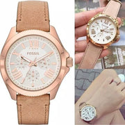  Shop Authentic Fossil Cecile White Dial Beige Leather Strap Watch for Women - AM4532 - Luxxuri