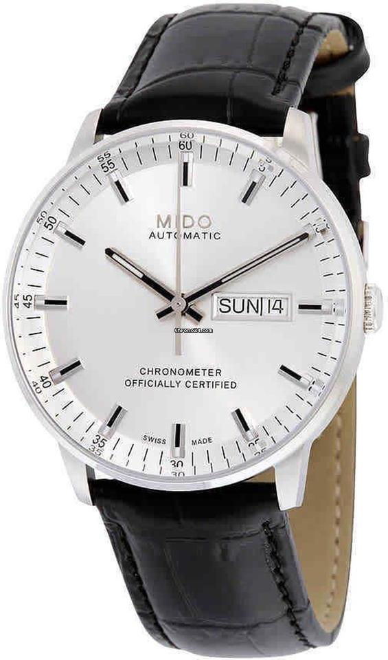  Shop Authentic Mido Comander II Automatic Chronometer Silver Dial Black Leather Strap Watch For Men - M021.431.16.031.00 - Luxxuri