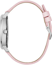  Shop Authentic Guess Dahlia Analog Silver Dial Pink Leather Strap Watch for Women - GW0529L1 - Luxxuri