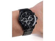  Shop Authentic Hugo Boss Ikon Chronograph Black Dial Black Steel Strap Watch for Men - 1512961 - Luxxuri