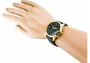 Shop Authentic Fossil Townsman Chronograph Green Dial Green Leather Strap Watch for Men - FS5599 - Luxxuri