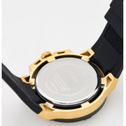  Shop Authentic Guess Matrix Multifunction Gold Dial Black Rubber Strap Watch For Men - GW0423G2 - Luxxuri