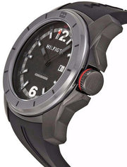  Shop Authentic Tommy Hilfiger Windsurf Black Dial Black Rubber Strap Watch for Men- 1791114 - Luxxuri