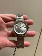  Shop Authentic Tag Heuer Carrera Date Silver Dial Silver Steel Strap Watch for Women - WBN2310.BA0001 - Luxxuri
